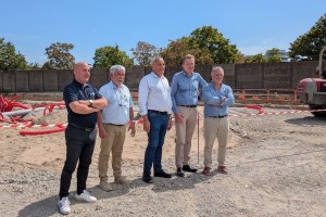 Vendée Energie et En44 posent la première pierre de la future station BioGNV de Tougas
